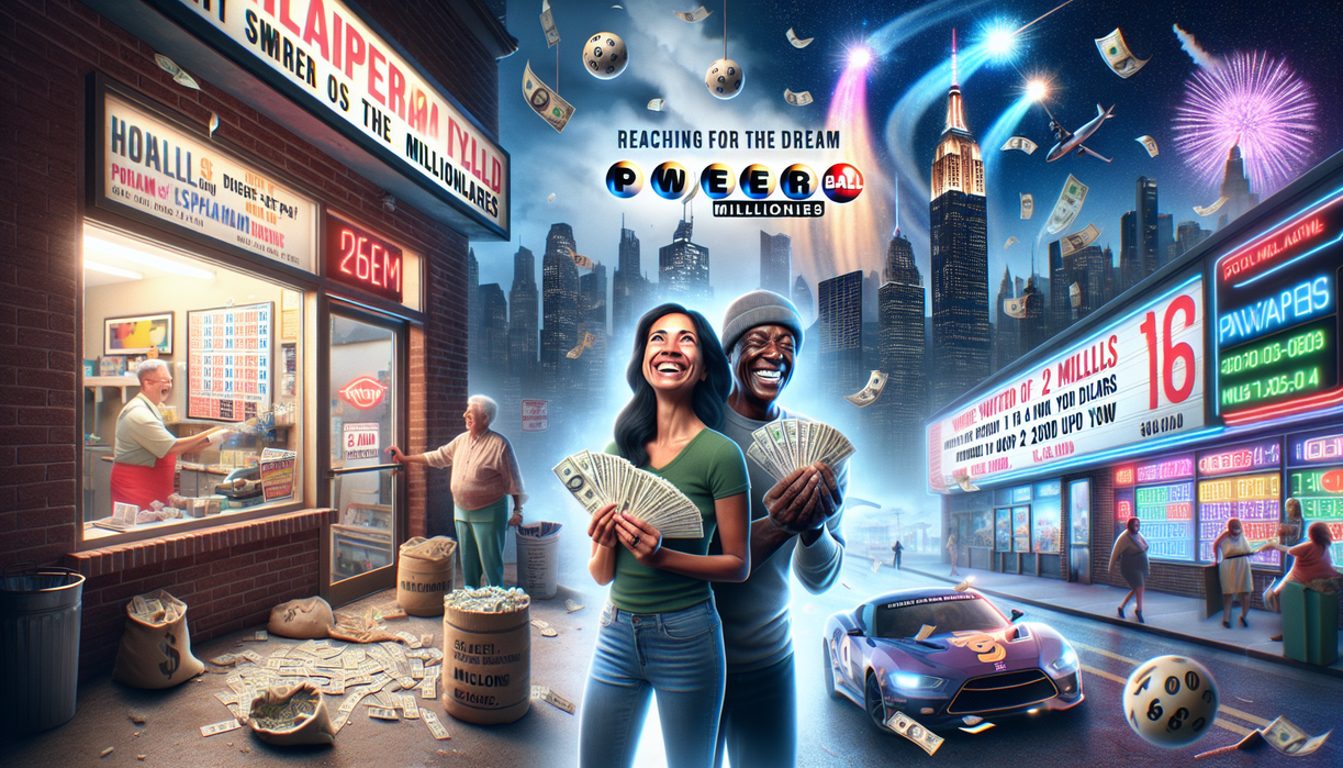 alt_text: Dua orang menjadi jutawan baru setelah memenangkan undian Powerball di Alexistogel.