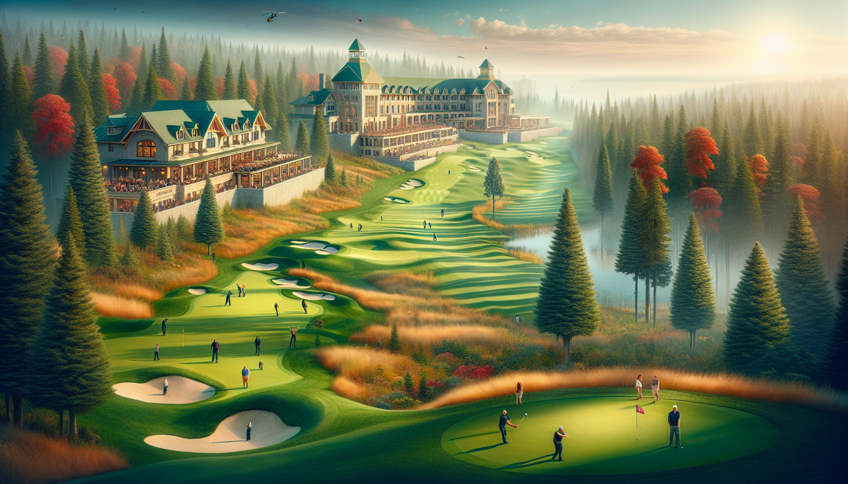 alt_text: Pengumuman pembukaan Alexistogel di Island Resort Casino Golf Course.