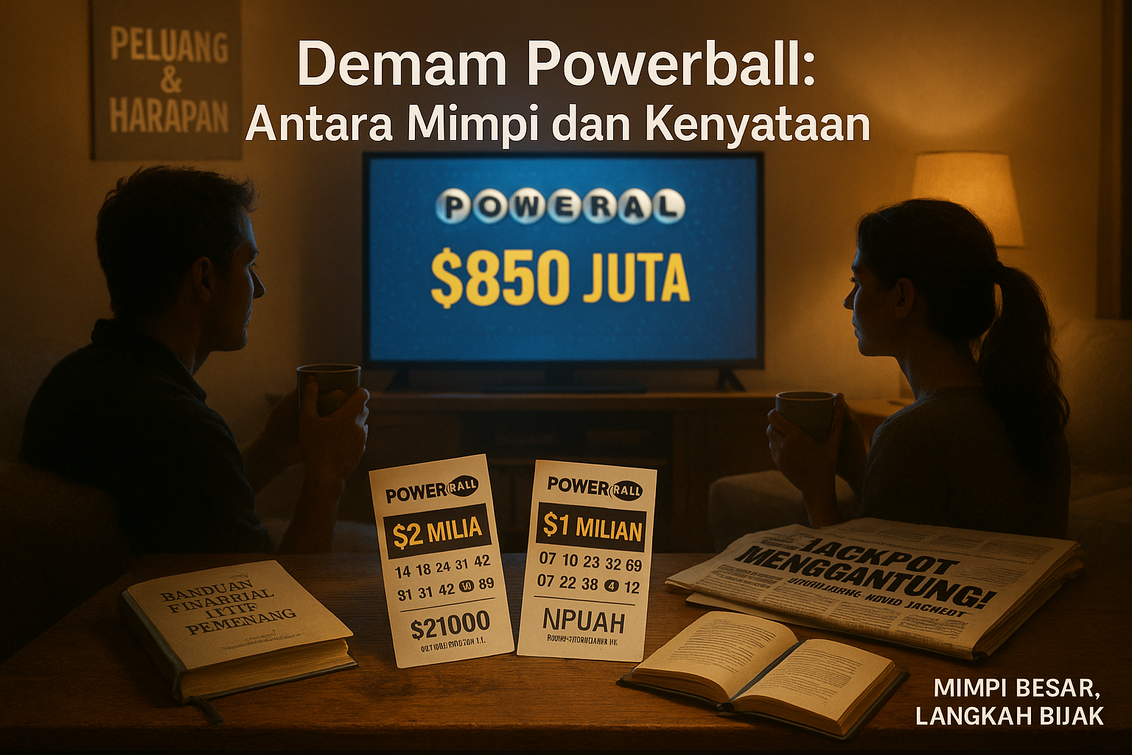 alt_text: Dua pemenang Alexistogel, Jackpot Powerball tak terambil.